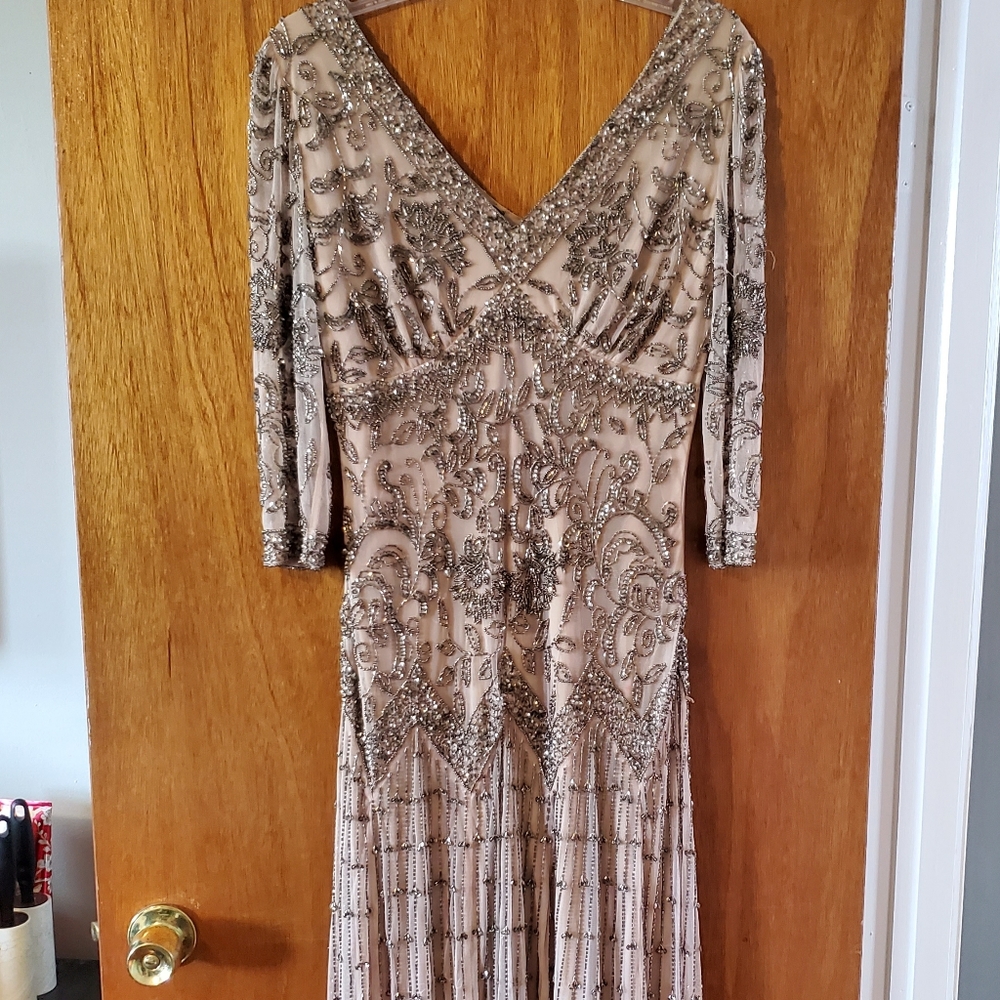 Pissaro Nights Beaded Gown